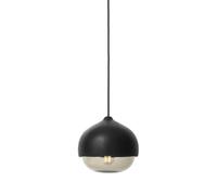 Suspension Terho Medium en Bois de Tilleul Noir