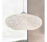 Suspension Textile Campilo, Blanche Blanc