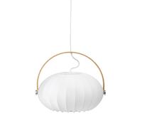 Suspension Textile DC Ø40 Blanc Satin