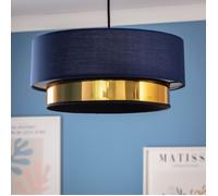 Suspension Textile Friedrich Bleu marine