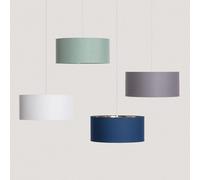 LEDKIA LIGHTING Suspension Tissu Bello Reflejo Blanc E27