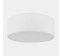 Plafonnier Rondo TK Lighting, dimmable, blanc, Chambre à coucher, Textile / Tissu / Soie, Moderne, Plafonnier Tissu