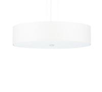 Suspension Tissu Blanc E27 5 Skala