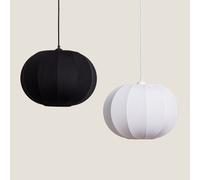 LEDKIA LIGHTING Suspension Tissu Taupiri Blanc