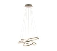 Suspension TONARELLA LED 2X39W en acier champagne D800mm