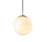 Suspension Torsadé , Boule Ø25, Finition Antique/ Laiton