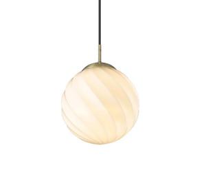 Suspension Torsadé Halo Design, Boule Ø25, Finition Antique/ Laiton