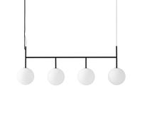 Audo TR Suspension à Rail Noir Verre Opale Mat