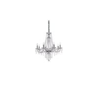 Suspension Transparente En Cristal Amadeus 8 Ampoules