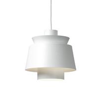 Suspension Utzon JU1 white fabric cord/H x Ø 22x23cm