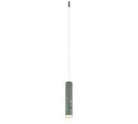 Suspension, variateur tactile, vert pâle, lampe torche LED à piles, H 120 cm