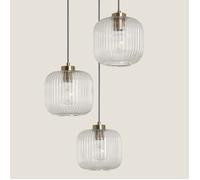 LEDKIA LIGHTING Suspension Verre Tri Wilde Transparent