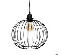 Suspension ""Victa"" en métal D28cm noir - Atmosphera Créateur d'intérieur