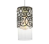 Suspension Vintage Brun Marron