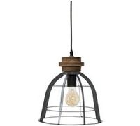 Suspension vintage Collect Atmosphera Noir et bois G