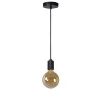 Suspension Vintage Noire Chambre À Coucher E27 L:10 Cm Lampe De Salle À Manger