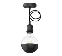 Suspension vintage RETRA noir + ampoule LED 660lm blanc chaud [EEK: F]