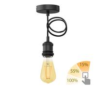 Suspension vintage RETRA noir + LED vintage or max. 814lm [EEK: E]