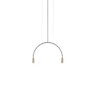 Suspension Volta 2 Suspension Noir/ Or Satin