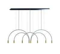 Suspension Volta 8 2700K Noir/ Or Satin