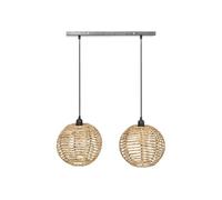 Suspension x2 rotin Rana naturel Atmosphera Naturel G