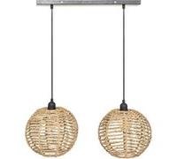 Suspension x2 rotin Rana naturel Atmosphera Naturel G