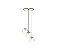 Suspension x3 boule en verre Night