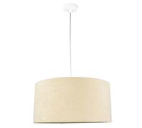 Suspension XL en velours microfibre de qualité en beige or E27 Ø50cm chambre salon suspension lampe suspension suspension intérieure