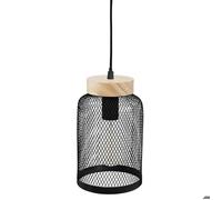 Atmosphera Suspension Zely métal noir Ø15 cm