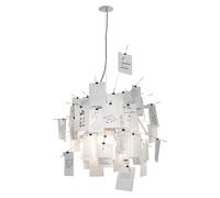 Suspension Zettel'z 6 Ø80cm 80 DIN A6: 40x printed + 40x unprinted