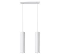 Suspensions à Manger 2-flammig Réglable en Hauteur B : 30 CM Blanc GU10