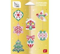 Suspensions à strasser - - Léa Fabre - Fleurus - Jeux livres objets