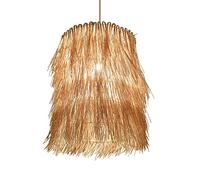 Suspensions, Abat-Jour de Style Japonais, Lustre en rotin, Style géométrique, luminaire décoratif en Bambou, idéal pour Une Salle à Manger, Un Salon, Une Chambre ou Un Restaurant