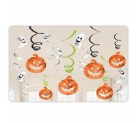 Suspensions - AMSCAN - Fantômes et Citrouilles - 12 pièces - Décoration Halloween - Intérieur