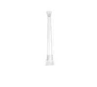 Suspensions Blanc Réglable À 90cm Rétro 3x E27 Mohammed Salon Lampe Suspendue