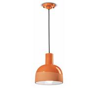 Suspensions Céramique E27 Ø 22,5 CM H : Max. 146,5 Orange Lampe Suspendue
