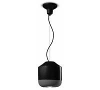 Suspensions Céramique E27 D:24 CM Rond H: Max. 145 CM Noir Rétro Lampe Suspendue