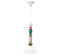 Suspensions Céramique Verre Ø 31 CM Main E27 Rétro Lampe Suspendue à Manger