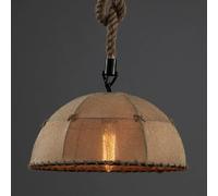 Suspensions, Design créatif en Fer forgé avec Abat-Jour en Tissu, Lustre à Source Lumineuse E27, Suspension Industrielle rétro à tête Unique, Cadeau Surprise