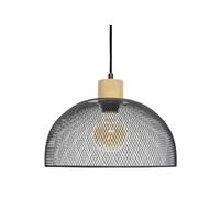 Suspension ""Sam"" métal noir D30cm - Atmosphera createur d'interieur
