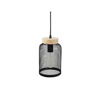 Atmosphera Suspension Zely métal noir Ø15 cm