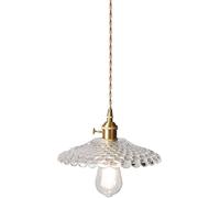 Suspensions en Verre Petits luminaires pour évier de Cuisine luminaires de Style Japonais pour Table à Manger îlot de Cuisine de Style campagnard Lampe Suspendue Lustre de Plafond Vintage