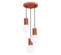 Sollux Lighting Suspension Halo 3 – Aluminium – G9 – Ocre rouge