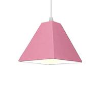 Suspensions industrielles colorées, lustres modernes en fer forgé, luminaires suspendus de style nordique macaron, lampes suspendues de style géométrique simple pour restaurant, salon, chambre, cheve