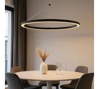 Suspensions Lampe Dimmable LED Lumière pour Salle à Manger Aluminium H 120 CM