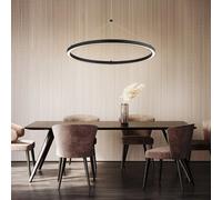 Suspensions Lampe Dimmable LED Lumière pour Salle à Manger Aluminium H 120 CM