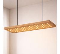 Suspensions Lampe Salle à Manger Holzleuchte LED 3 Stufendimmer Nature Cuisine