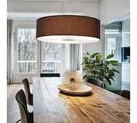 Suspensions Lampe Salle à Manger Télécommande LED Changement De Couleur Tissu