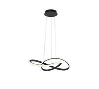Suspensions LED Métal Noir 3000K 3250lm Moderne Dimmable Suspendue Lampe