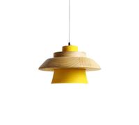 Suspensions Macaron pour Îlot De Cuisine Suspension Personnalisée De Couleur Rétro Petit Lustre Minimaliste Plafonnier Scandinave en Bois pour Chambre, Couloir, Hall D'entrée